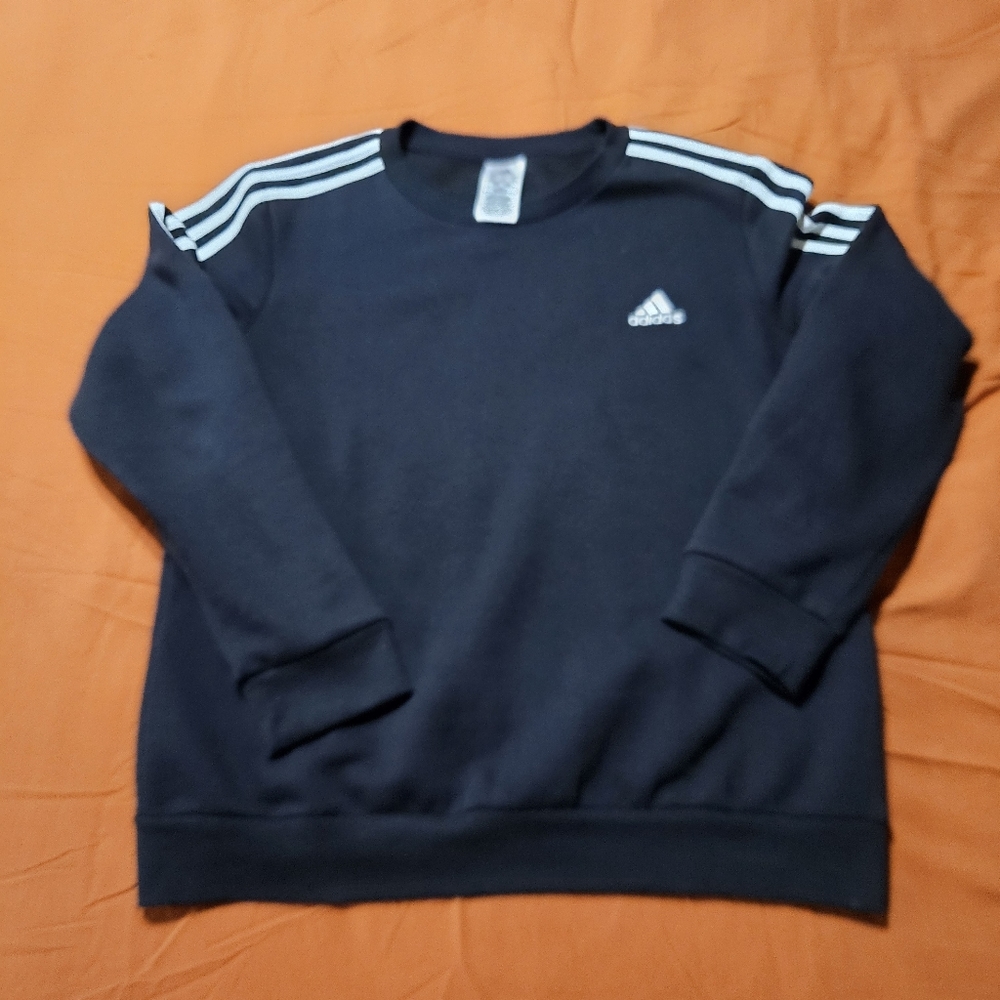 Addidas 3 Stripe Sweater